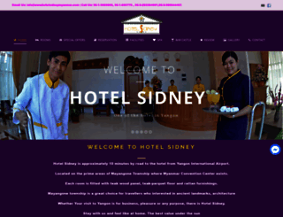 hotelsidneymyanmar.com screenshot