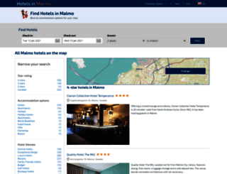 hotelsin-malmo.com screenshot