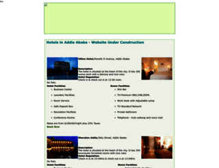 hotelsinaddisababa.com screenshot