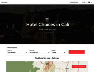 hotelsincali.com screenshot
