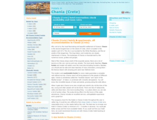 hotelsinchania.net screenshot