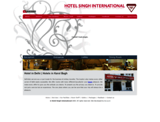 hotelsinghinternational.com screenshot