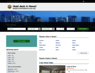 hotelsinhawaii.org screenshot