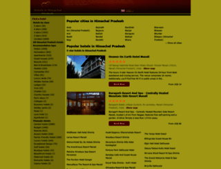 hotelsinhimachalpradesh.com screenshot