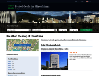 hotelsinhiroshima.com screenshot