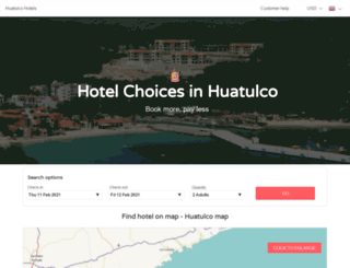 hotelsinhuatulco.com screenshot