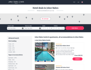 hotelsinjohorbahru.com screenshot