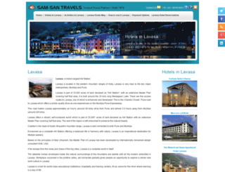 hotelsinlavasa.com screenshot