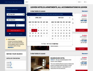 hotelsinleuven.com screenshot