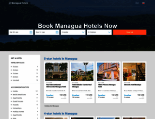 hotelsinmanagua.com screenshot