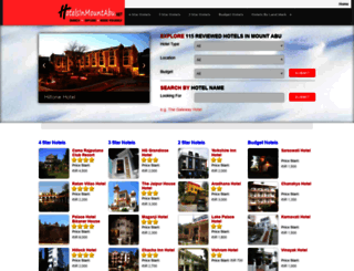 hotelsinmountabu.net screenshot