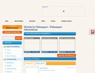 hotelsinpalampur.com screenshot