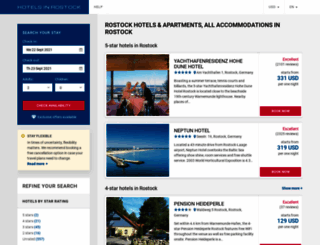 hotelsinrostock.com screenshot