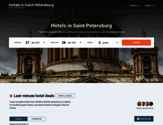 hotelsinsaintpetersburg.net screenshot