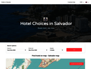 hotelsinsalvador.com screenshot