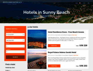 hotelsinsunnybeach.net screenshot