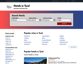 hotelsintyrol.com screenshot