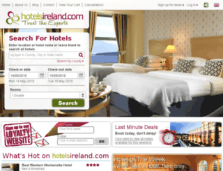 hotelsireland.com screenshot