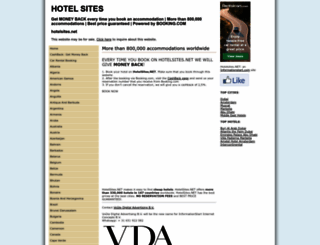 hotelsites.net screenshot