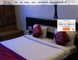 hotelskyland.com screenshot
