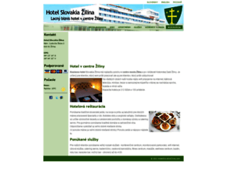 hotelslovakiazilina.com screenshot