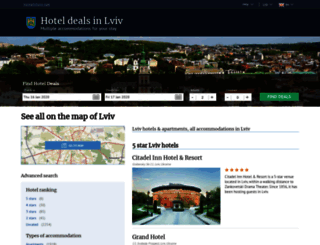hotelslviv.net screenshot