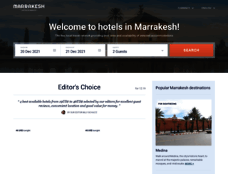 hotelsmarrakech.net screenshot