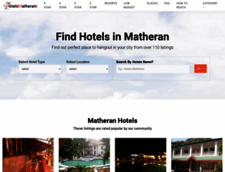 hotelsmatheran.net screenshot