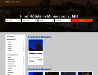 hotelsminneapolismn.com screenshot