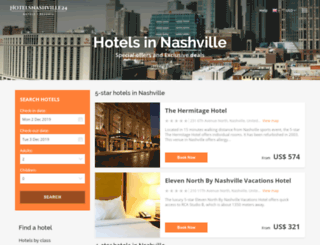 hotelsnashville24.com screenshot