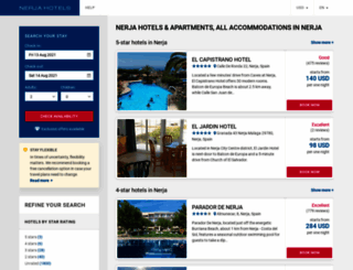 hotelsnerja.com screenshot