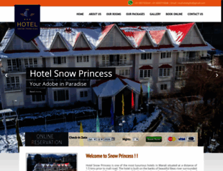 hotelsnowprincess.com screenshot