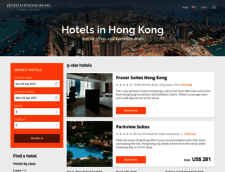 hotelsofhongkong.com screenshot