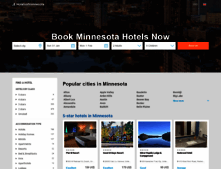 hotelsofminnesota.com screenshot