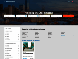 hotelsofoklahoma.com screenshot