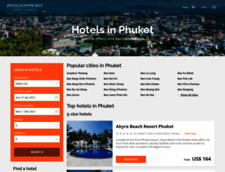 hotelsofphuket.com screenshot