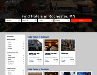 hotelsofrochester.com screenshot