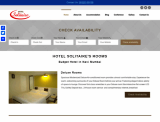 hotelsolitairevashi.com screenshot