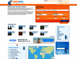 hotelsone.com screenshot