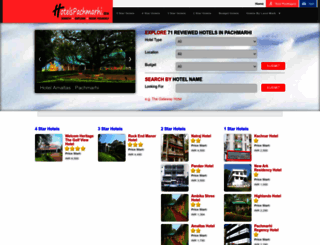 hotelspachmarhi.co.in screenshot