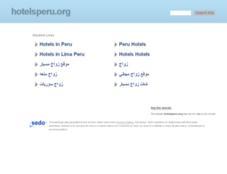 hotelsperu.org screenshot