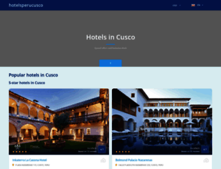 hotelsperucusco.com screenshot