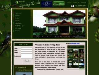 hotelspringbirds.com screenshot