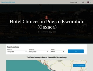 hotelspuertoescondido.com screenshot