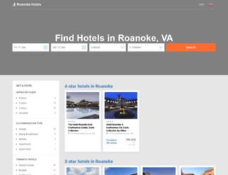 hotelsroanoke.com screenshot