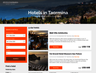hotelstaormina.net screenshot