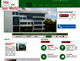 hotelsunworld.com screenshot