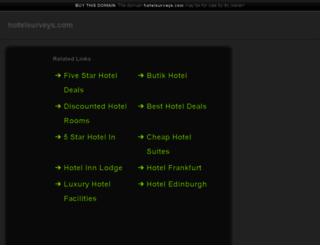 hotelsurveys.com screenshot