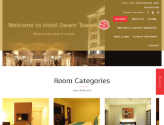 hotelswarntowers.in screenshot