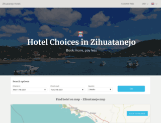 hotelszihuatanejo.com screenshot